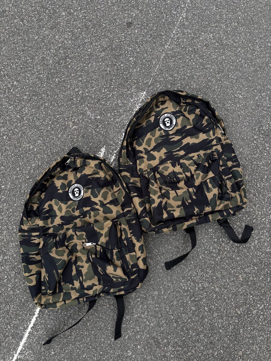 Sac à dos treillis sombre