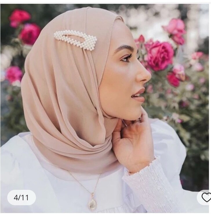 Épingle pour hijab épingle à cheveux élégantes en métal,