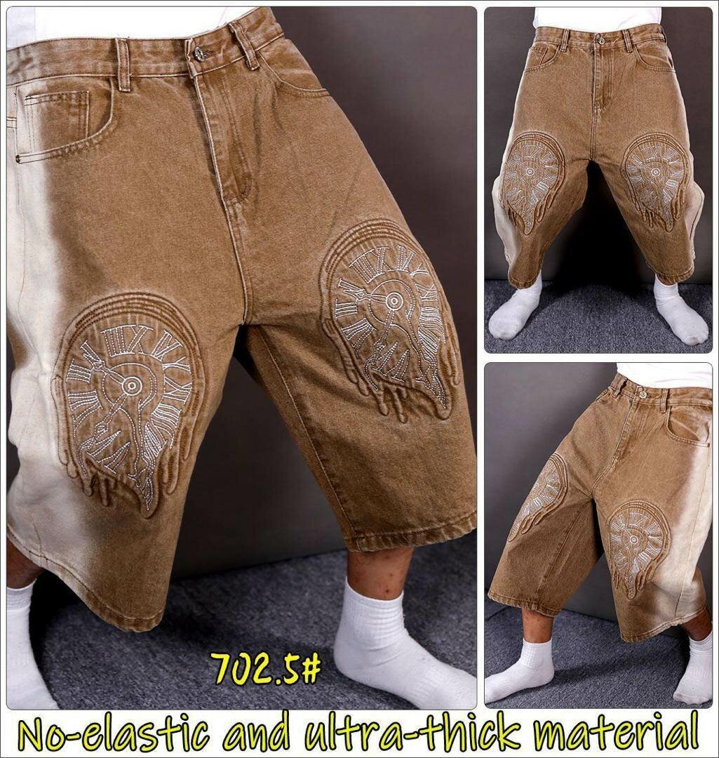 Bermudas en denim épais