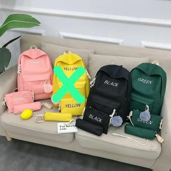 Back packs all colors