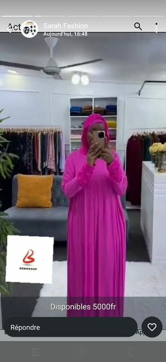 Robe de prière élégante