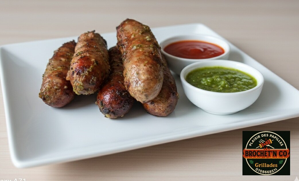 Saucisses grillées savoureuses
