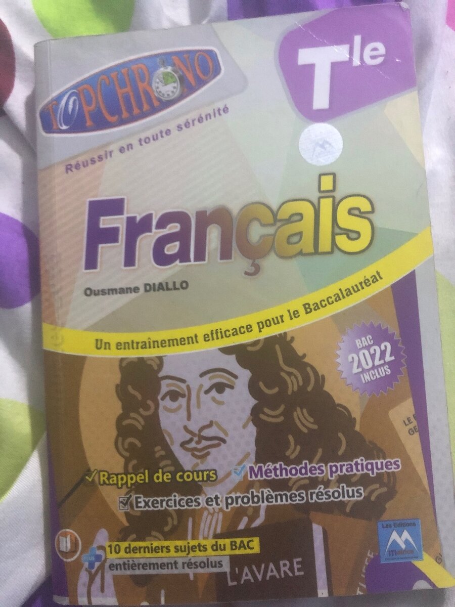 Manuel de français terminale