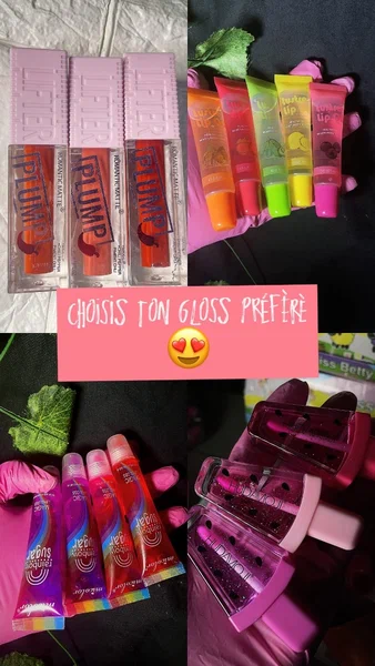 Lot de Gloss Hydratants