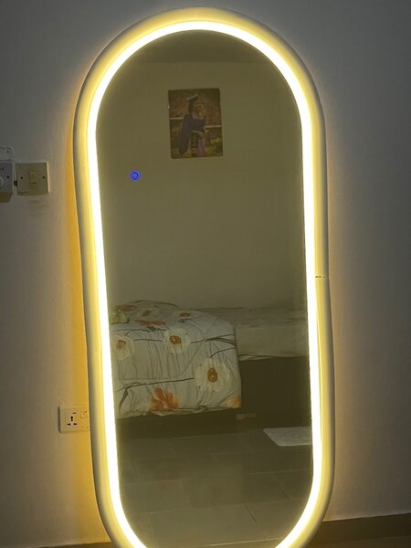 LED light salon mirror