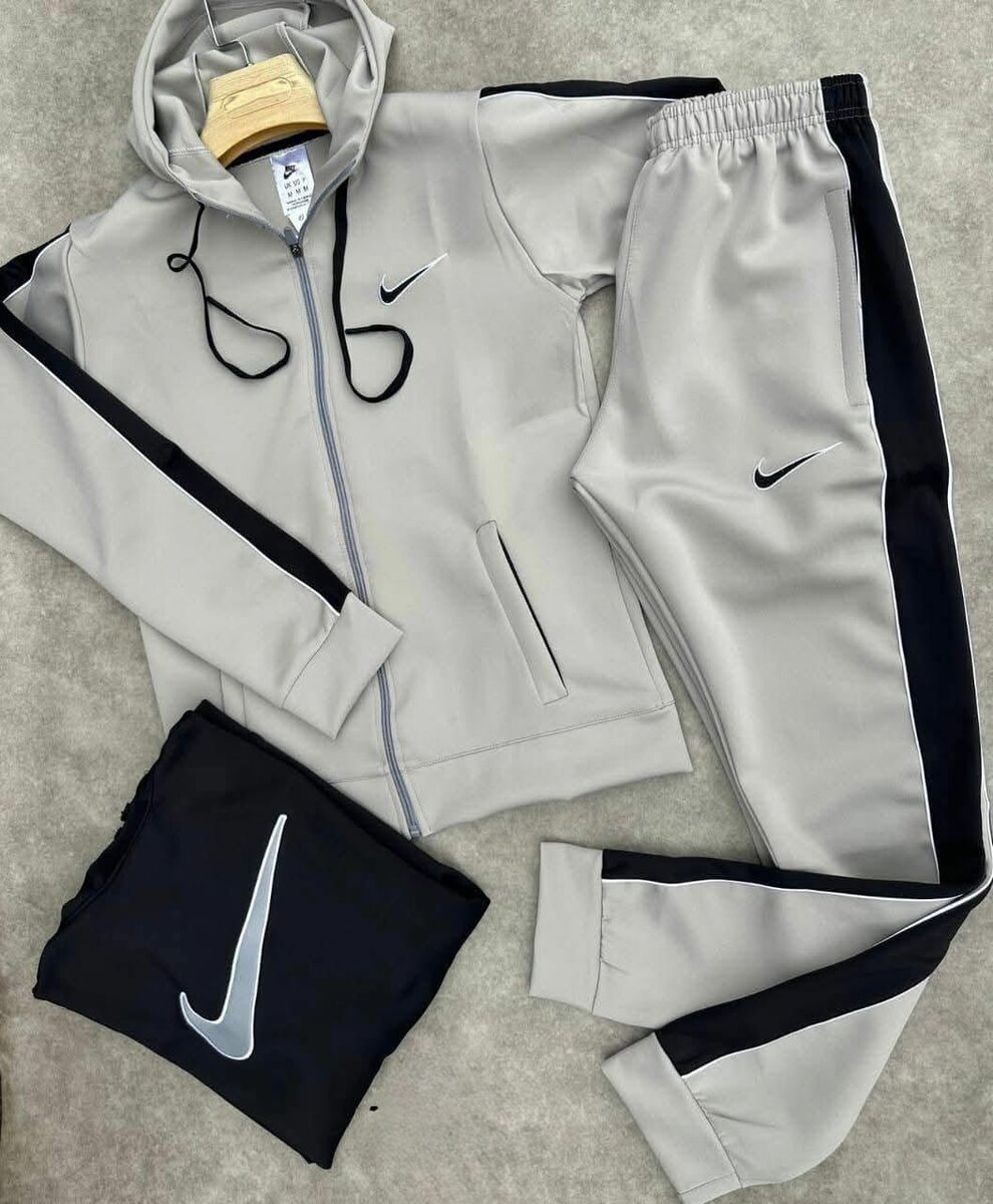 Survêtement gris Nike homme