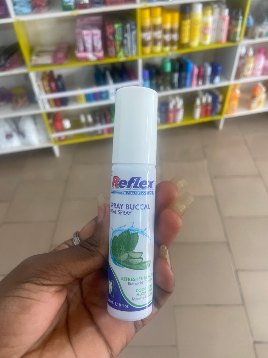 Spray buccal à la menthe