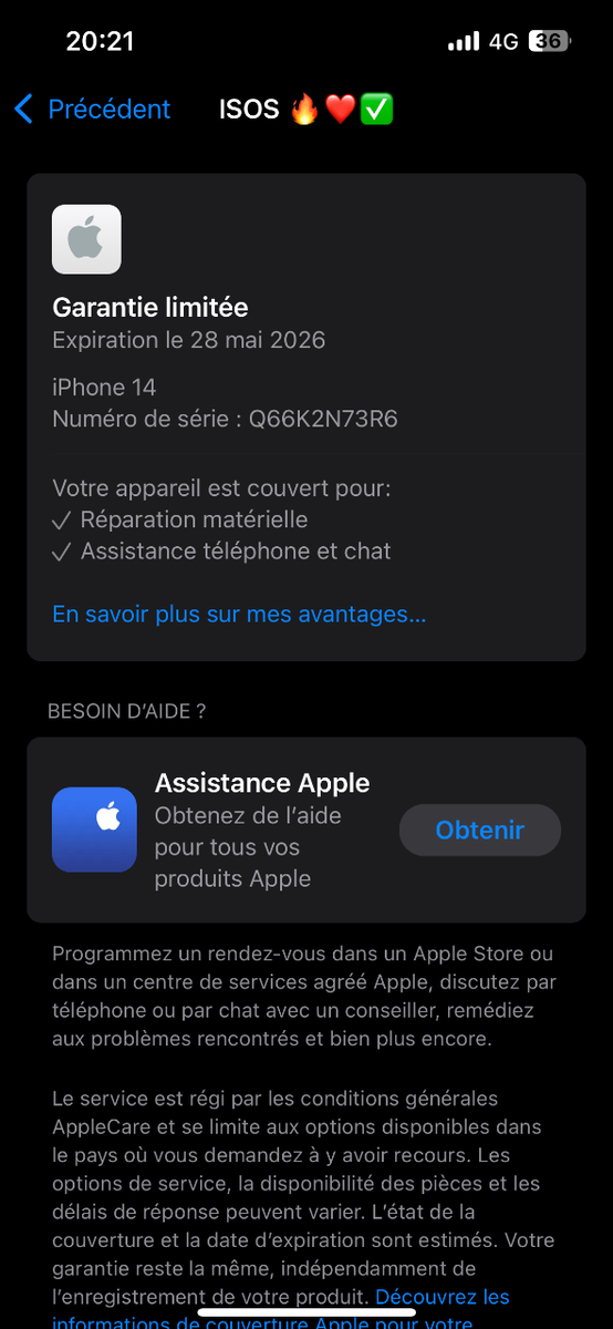 iPhone 14 Bleu Casi Neuf