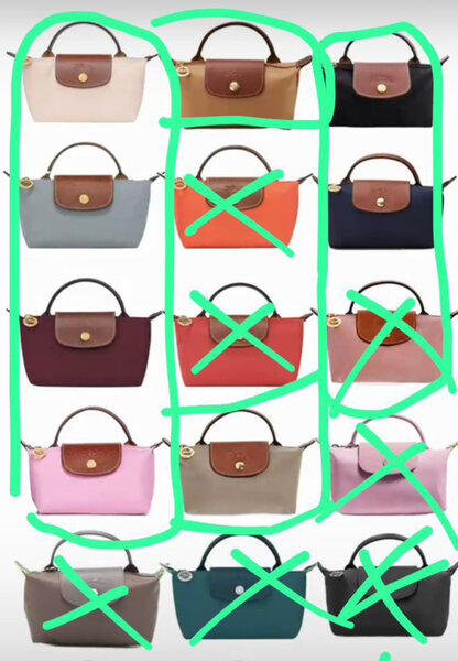 Sac à main pliable élégant