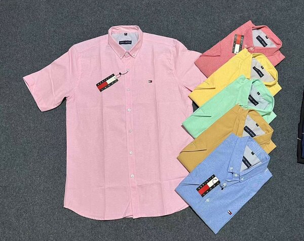 Chemise en Coton Coloré mixte