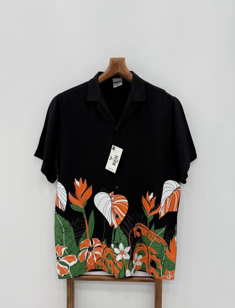 Chemise Hawaïenne à Imprimé Floral