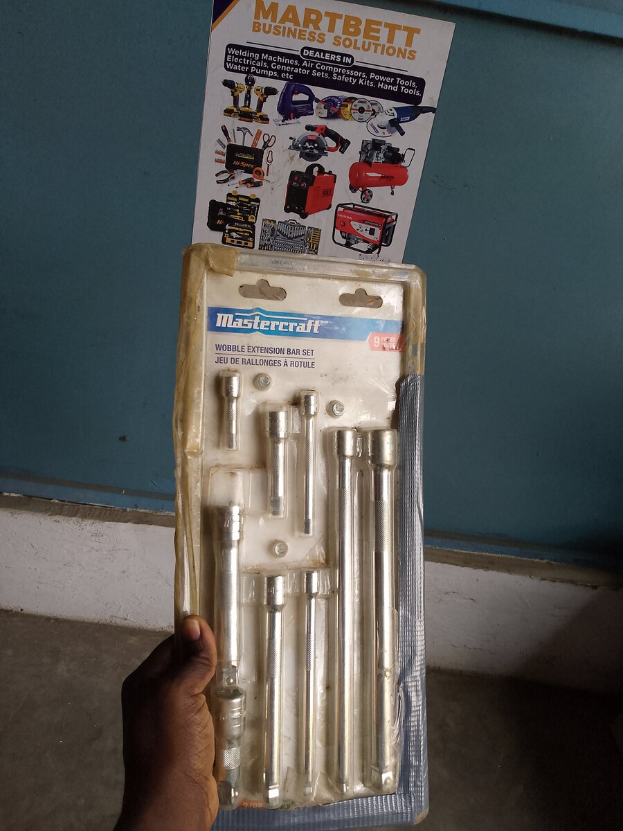 9pcs Extension Bar Set MasterCraft brand