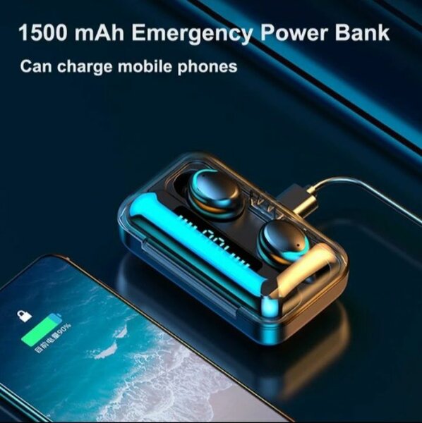 ECOUTEUR BLUETOOTH +POWERBANK INTÉGRÉ