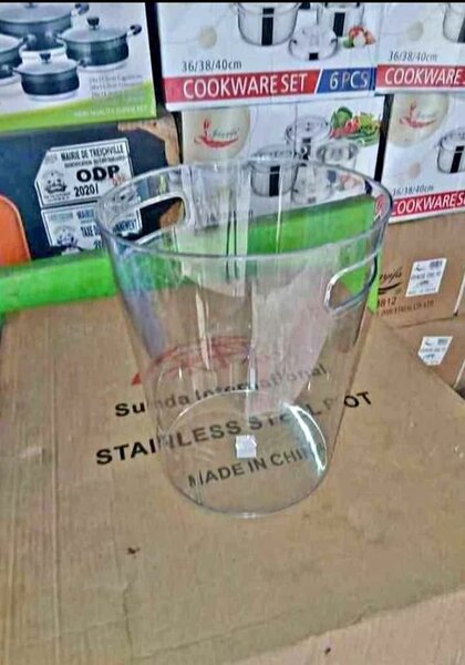 Seau à glace transparent