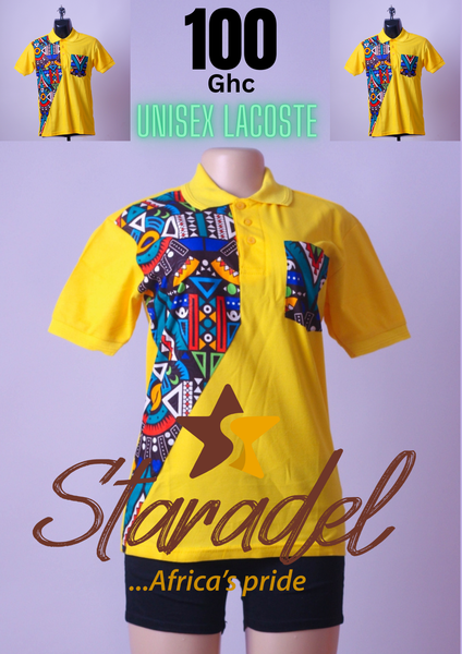 Male and female (Unisex) African Print Lacoste