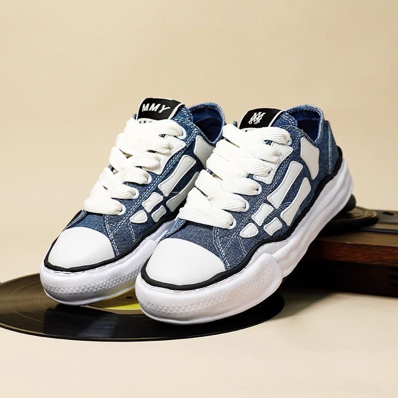 Sneakers denim tendance homme