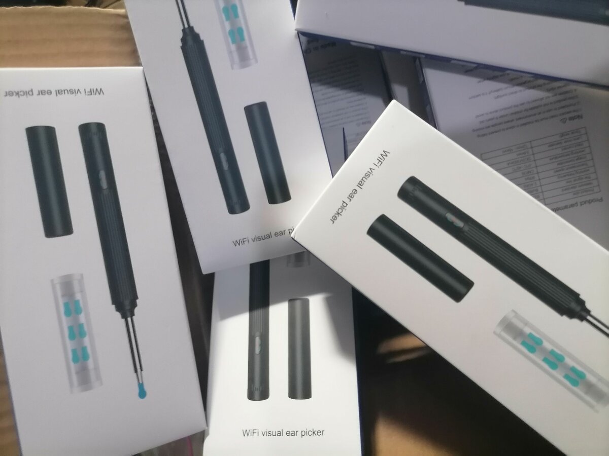 Ear Wax Removal with Camera 1080P Luminous Otoscope