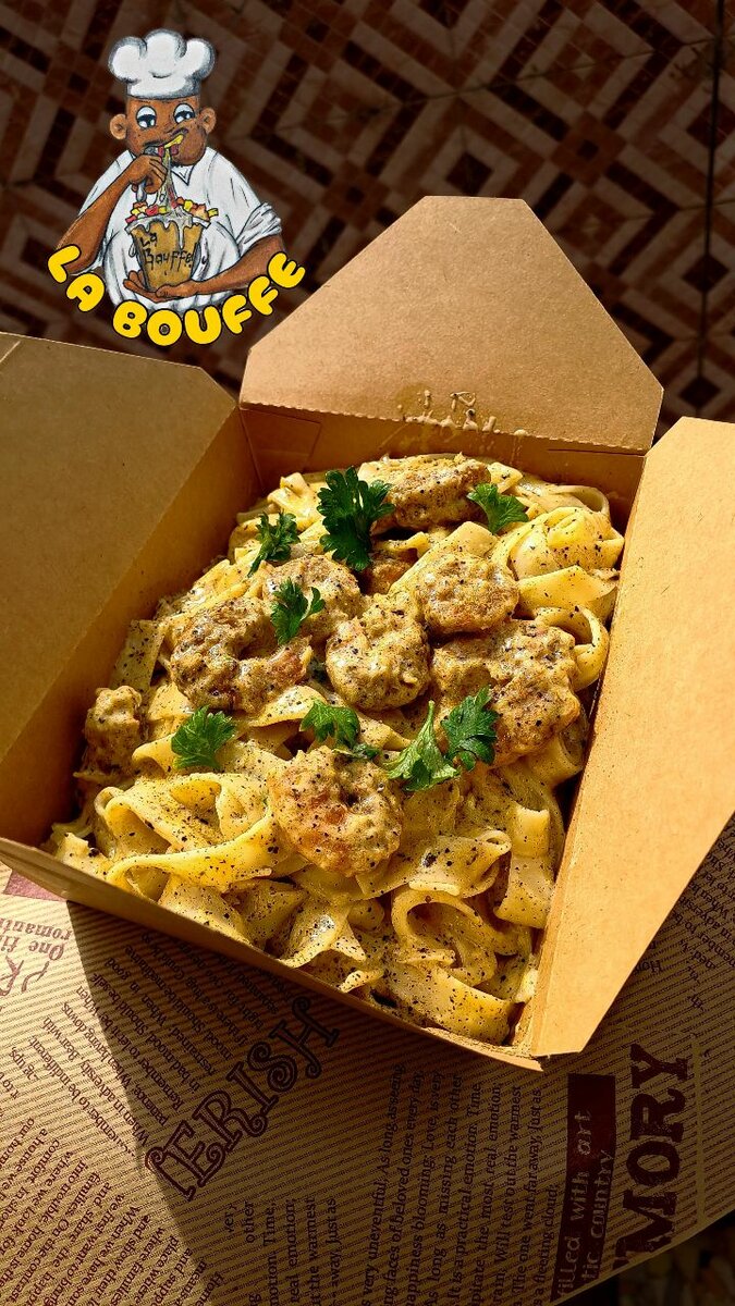 Tagliatelles (XL) crevettes