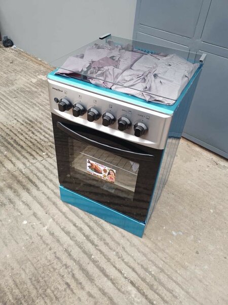 Burner with oven and grill