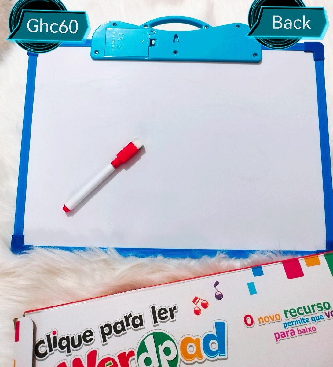 Bilingual Learning Board With Drawing Slate