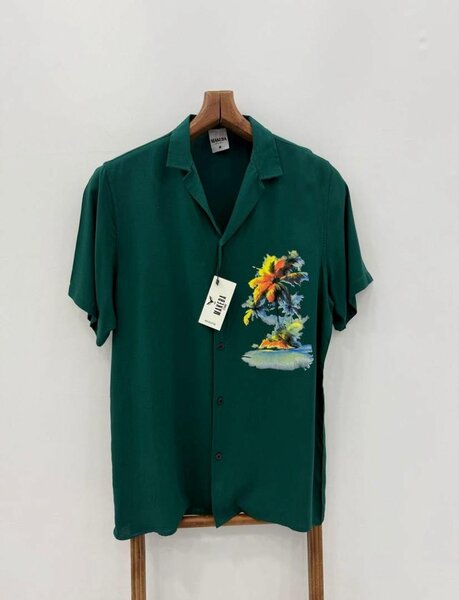 Chemise à motif floral