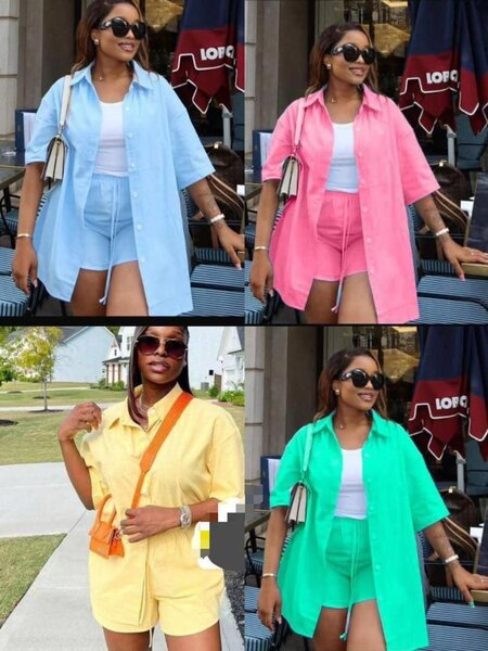 Ensemble décontracté coloré