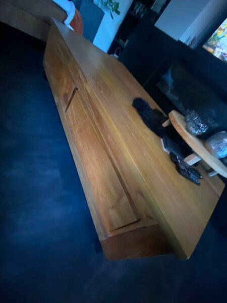 Table basse en bois massif