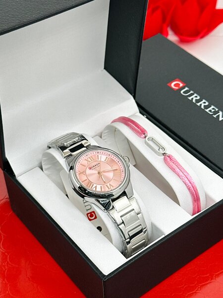 MONTRE CURREN&BRACELET  FEMME
