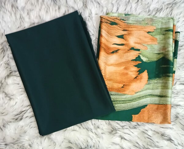 Tissus imprimés doubles uniques