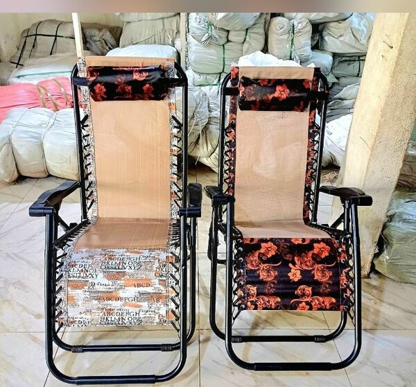 Chaise longue pliable