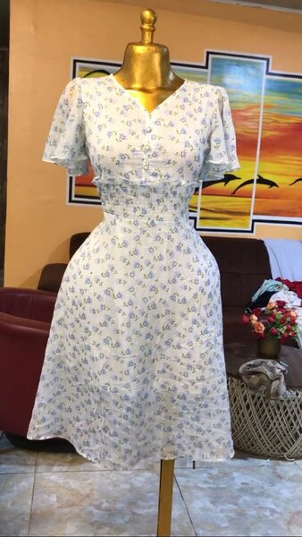 Robe d'été élégante imprimée