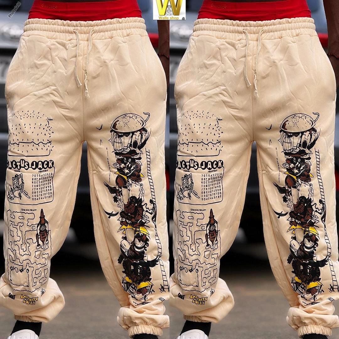 Pantalon streetwear graphique