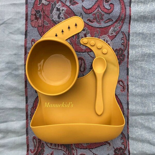 Set de Repas en Silicone pour Bébés