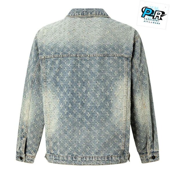 Veste en jean motifs stylée