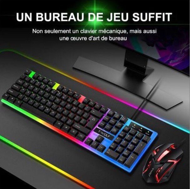 Clavier et Souris RGB Gamer