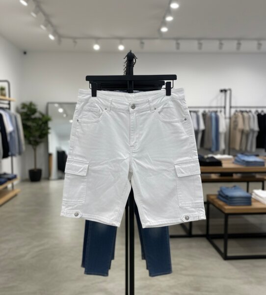 Shorts cargo blancs homme