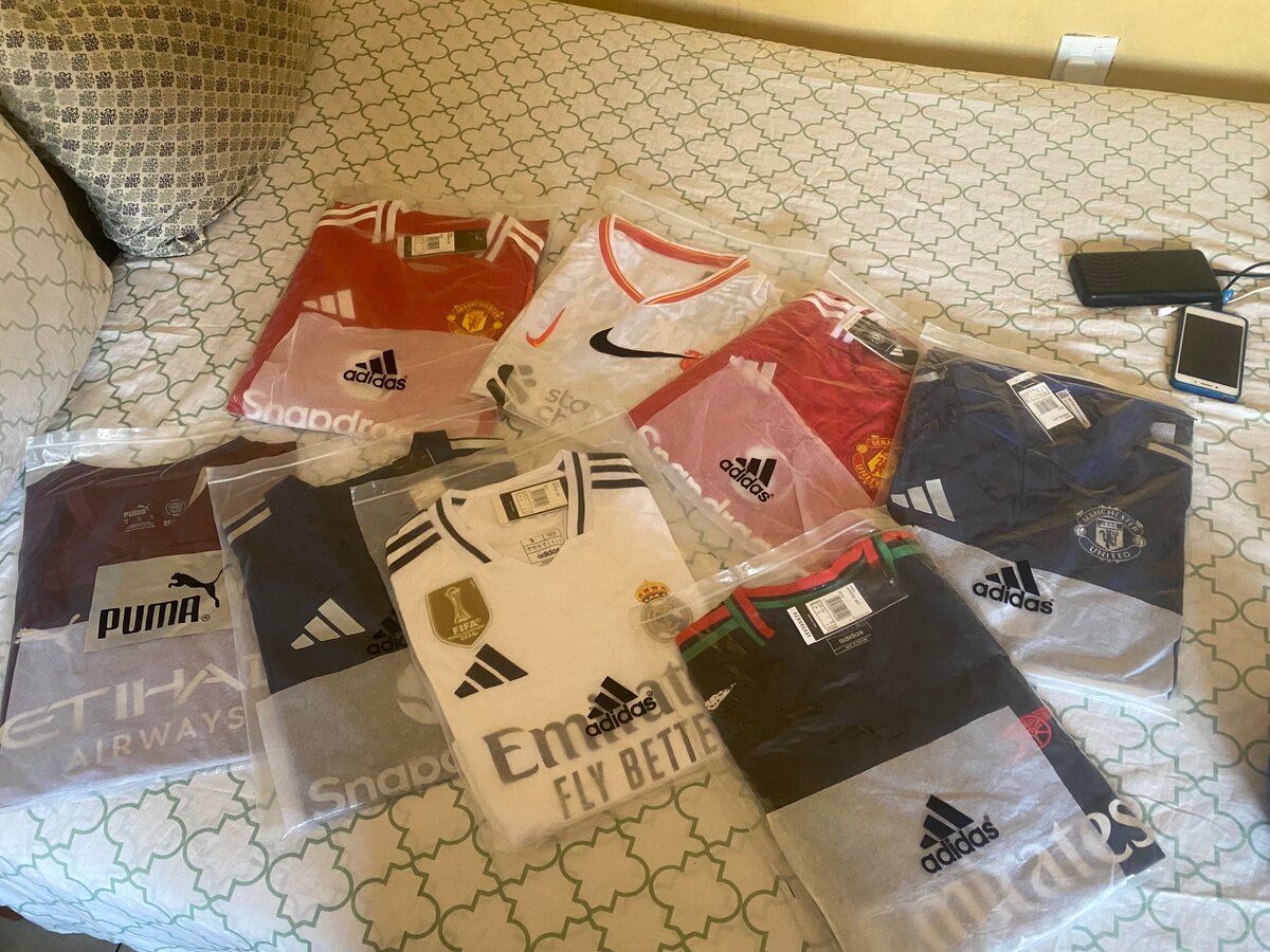 Soccer jerseys