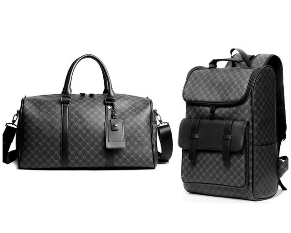 Leather travel set