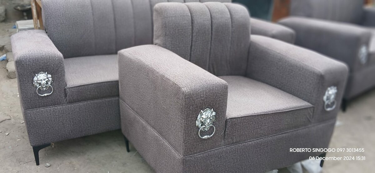The grey armchair