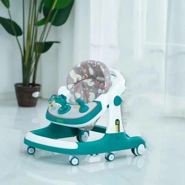 Trottineur bébé pliable coloré