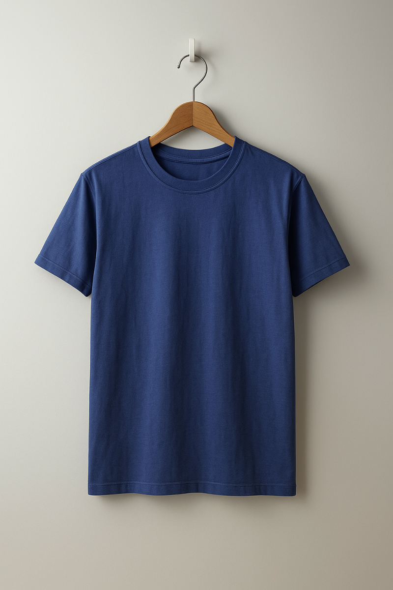 T-shirt Bleu Nuit Classique
