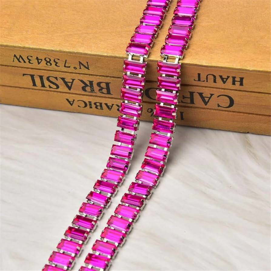 Pink tennis bracelets