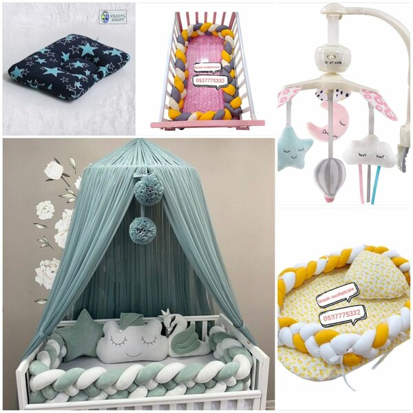 Bed with accessories..