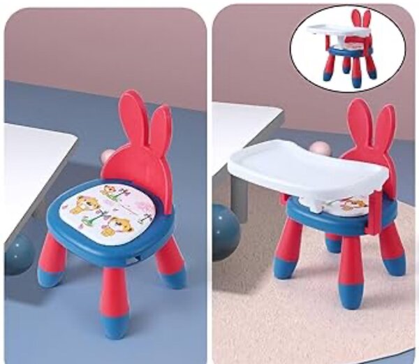 Chaise avec table à manger