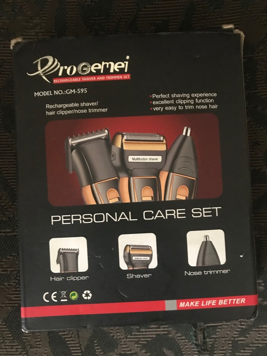 Tondeuse rasoir rechargeable