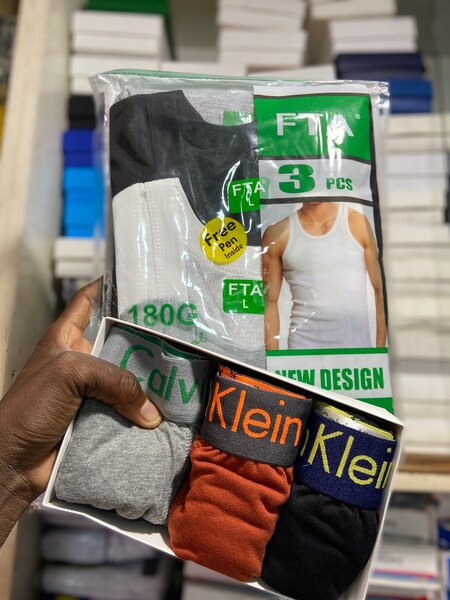 Lot de 3 boxers et 3lot debard