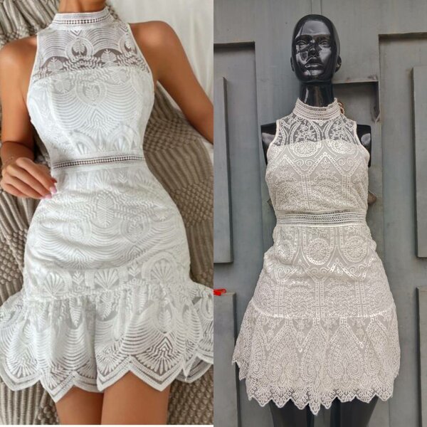 Robe en dentelle délicate