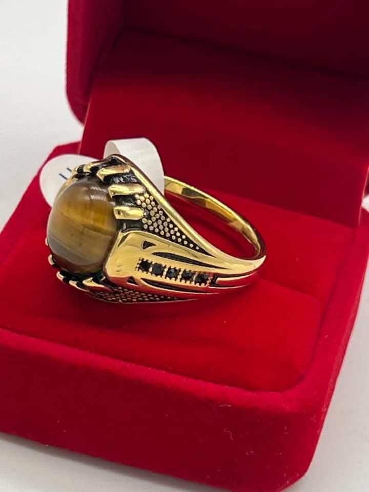 Bague or plaqué inoxydable et durable