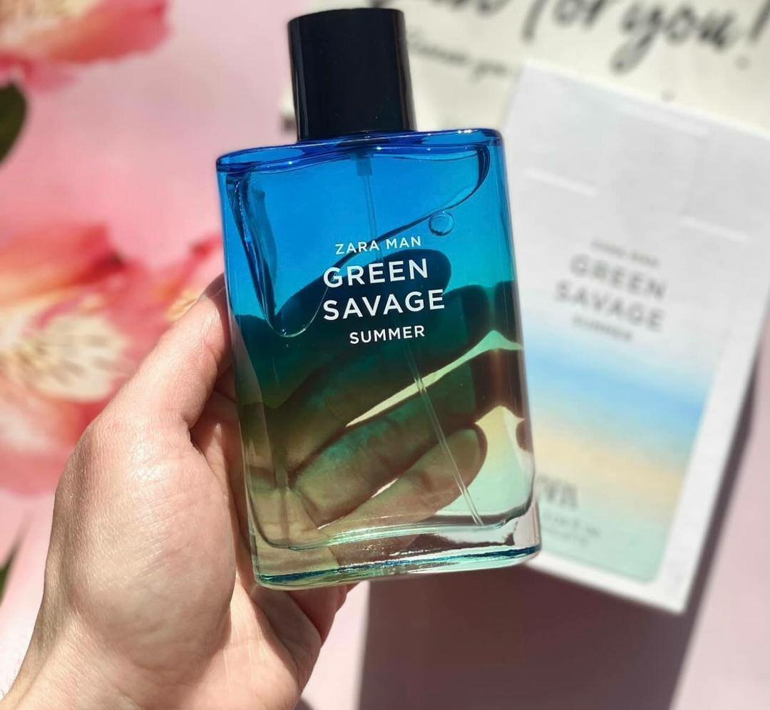 Zara Man Green Savage Summer Eau De Toilette 90 Ml