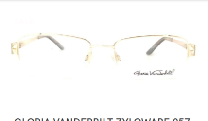 Eye glasses for women,GLORIA VANDERBILT ZYLOWARE 057